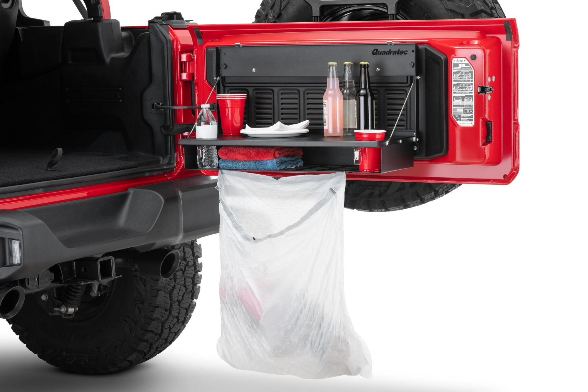 Quadratec Tailgate Table for 07-24 Jeep Wrangler JK & JL | Quadratec